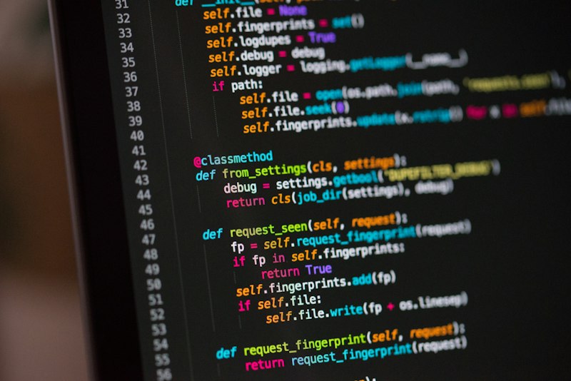 Clean code on screen